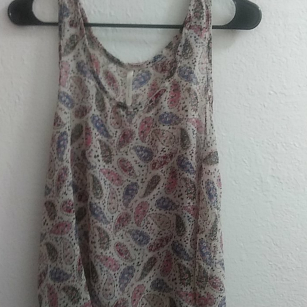 Paisley tank top